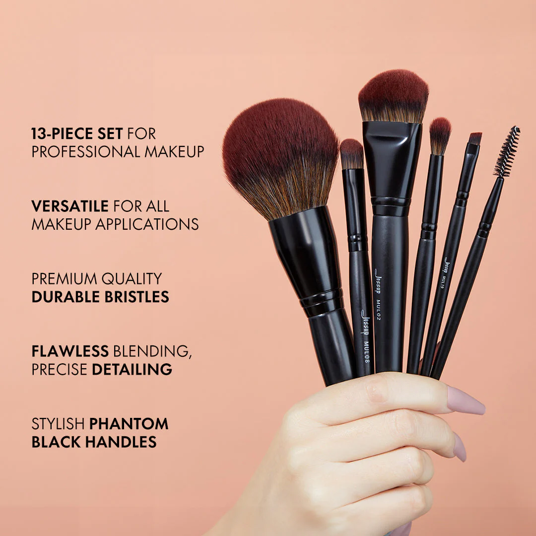 Jessup Beauty 13pcs Black Essential Collection - Image 3
