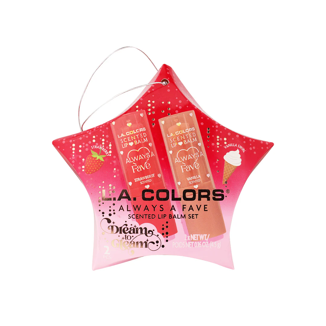 L.A. Colors 2 Pcs Always a Fave Lip Balm Stocking Stuffer - Image 8