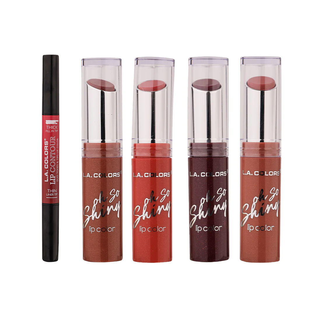 L.A. Colors 5 Pcs Dreamy Pout Lip Balm Set - Dreamy Pout - Image 7