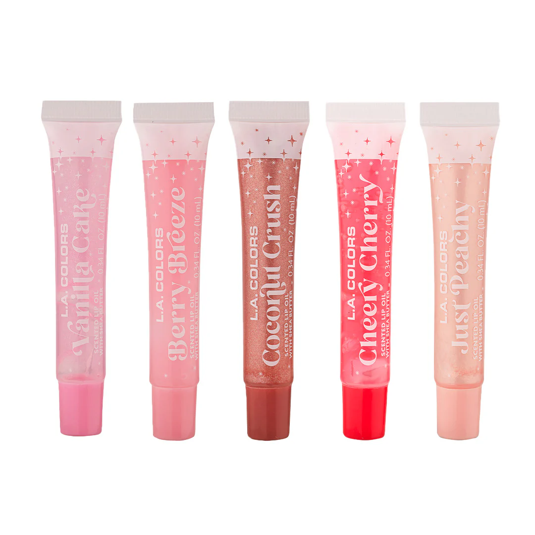 L.A. Colors 5 Pcs Here to Shine Lip Oil Set - Here to Shine - Image 7