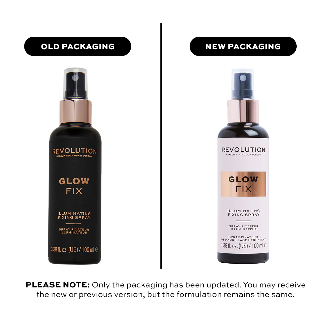 Makeup Revolution Glow fix Illuminating Fixing Spray - Image 8