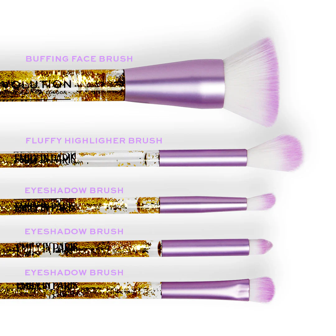 Makeup Revolution X Emily In Paris Tres Chic Brush Set - Image 5