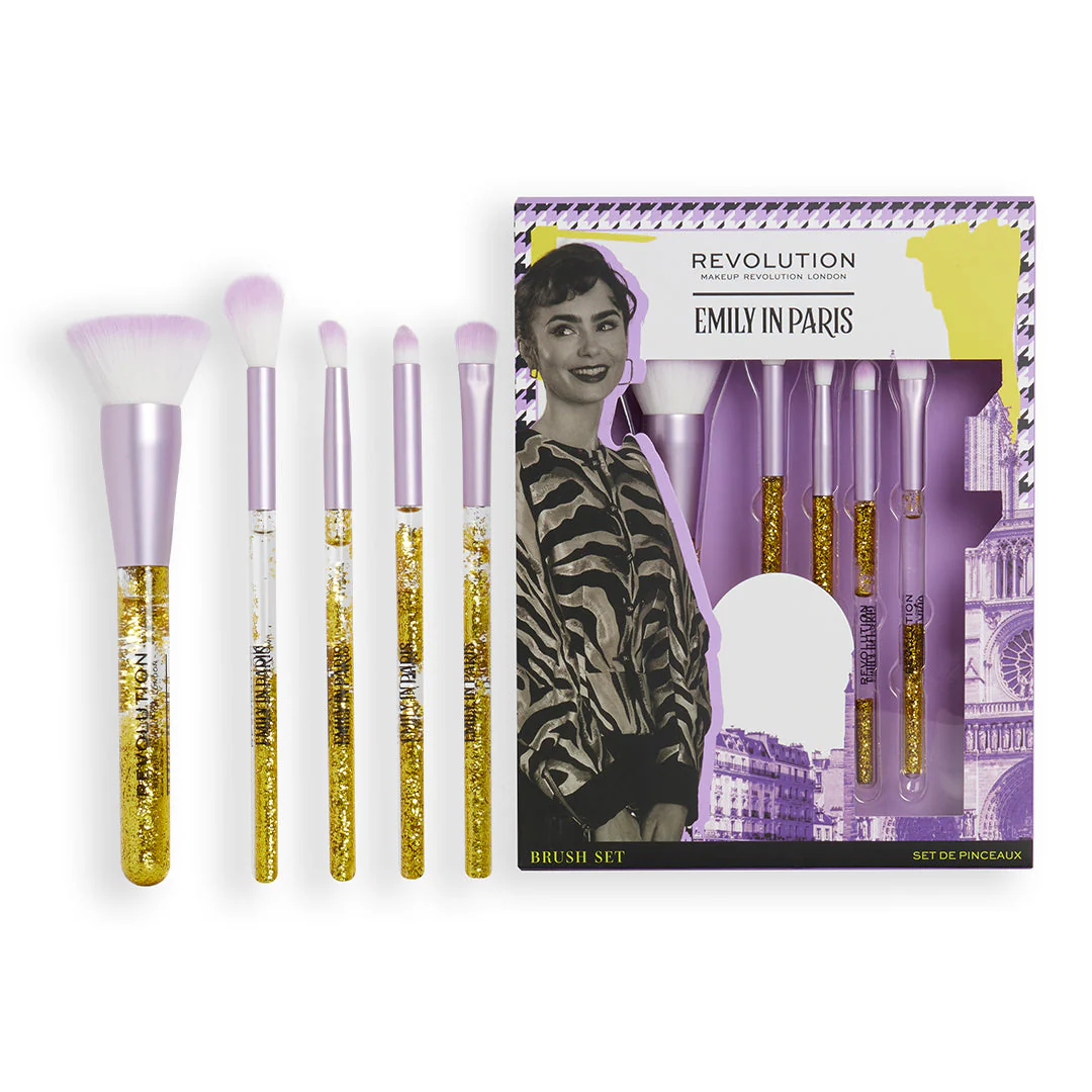 Makeup Revolution X Emily In Paris Tres Chic Brush Set - Image 6