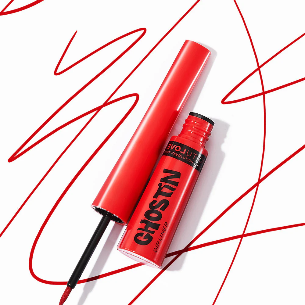 Revolution Relove Ghostin Dip Liner Red Cherry - Image 4
