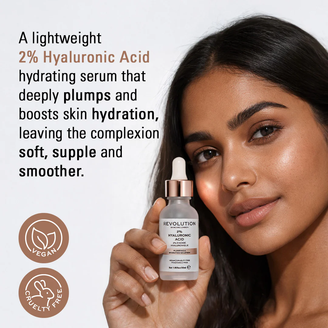 Revolution Skincare Plumping and Hydrating Serum - 2% Hyaluronic Acid - Image 5