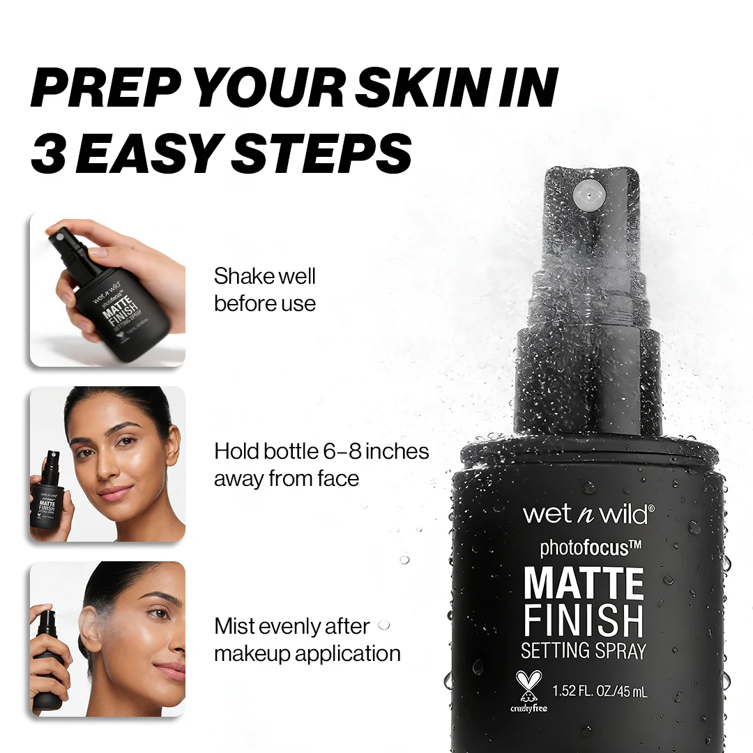 Wet n Wild Photo Focus Matte Setting Spray - Matte Appeal - Image 5